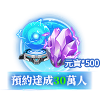 預約達成30萬人：元寶*500